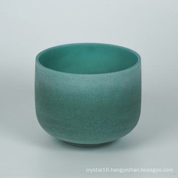 Green Fluorite Crystal Singing Bowl